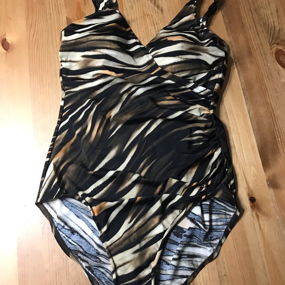 SLIM-SHAPER  SWIMSUIT Tummy-shaper Size 14